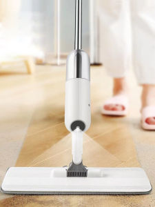 เครื่องมือถูพื้น ซักมือฟรี ไม้ถูพื้นแบบฉีดน้ำแบบไม่ต้องล้างด้วยมือ หัวเข็มขัดสแตนเลส เชี่ยวชาญในรายละเอียด