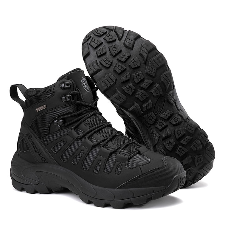 Sepatu Gunung Pria Outdoor Field Training Hiking Military Boots