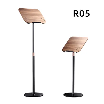 Floor Book Stand For Reading Adjustable Podium Stand Music Sheet Wooden Drawing Stand Holder