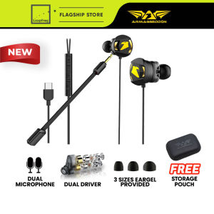 Armaggeddon WASP-5 Type C Gaming Earphones with Dual Driver & Microphone