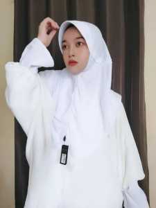 BARYA JILBAB INSTAN KERUDUNG SEKOLAH serut tali tertutup kerudung  HARIAN bahan kaos hijab ped bordir MURAH MODEL 2025