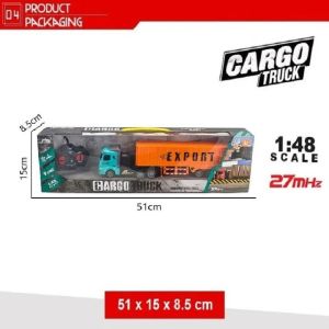 Xe tải đầu kéo điều khiển từ xa tỷ lệ 1:48 dành cho trẻ em Toy Đồ Chơi