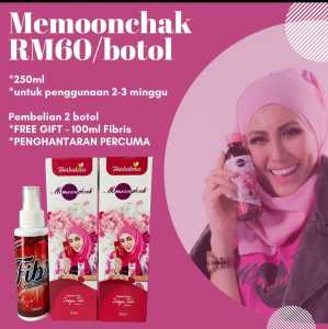 BELI 2 BOX FREE GIFT MEMOONCHAK JAMU DALAMAN WANITA. MENCANTIKKAN DALAMAN KULIT DAN RAMBUT