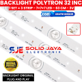 BACKLIGHT TV LED POLYTRON 32 INC PLD 32D905 32D900 32T700 32T768 LAMPU BL 7K 3V 7 KANCING 7LED 7K PLD32D905 PLD32D900 PLD32T700 PLD32D768 POLYTRON PLD-32D905 PLD-32D900 PLD-32T700 PLD-32D768 32INCH 32IN 32INC LAMPU BL 7 LAMPU LED INCH IN. 