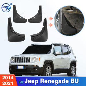 For Jeep Renegade BU 2014-2021 2015 2016 2017 2018 2019 2020 Fender Mudflaps Splash Guards Mudguards Mud Flaps Car Accessories