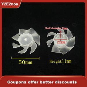 【Y2E2noa】 1 Pc 7 Blades Plastic Fan Blade Outside Diameter 35mm 42mm 50mm 65mm Plastic Cooling Fan Blade For Hair Dryer