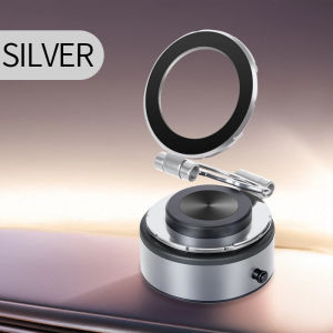 2024 New Intelligent Double-Sided Folding Car Phone Holder Magnetic and Vacuum Adsorption for iPhone Samsung Xiaomi Huawei