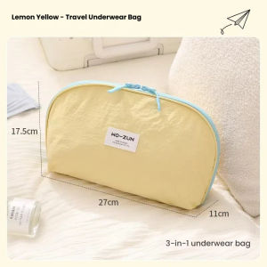 Mishilei Large Capacity Portable Travel Underwear Storage Bag Bra Sock Lingerie Organizer Pouch For Trip Packing