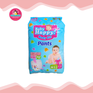 Baby Happy Body Fit Pants popok bayi sekali pakai M32