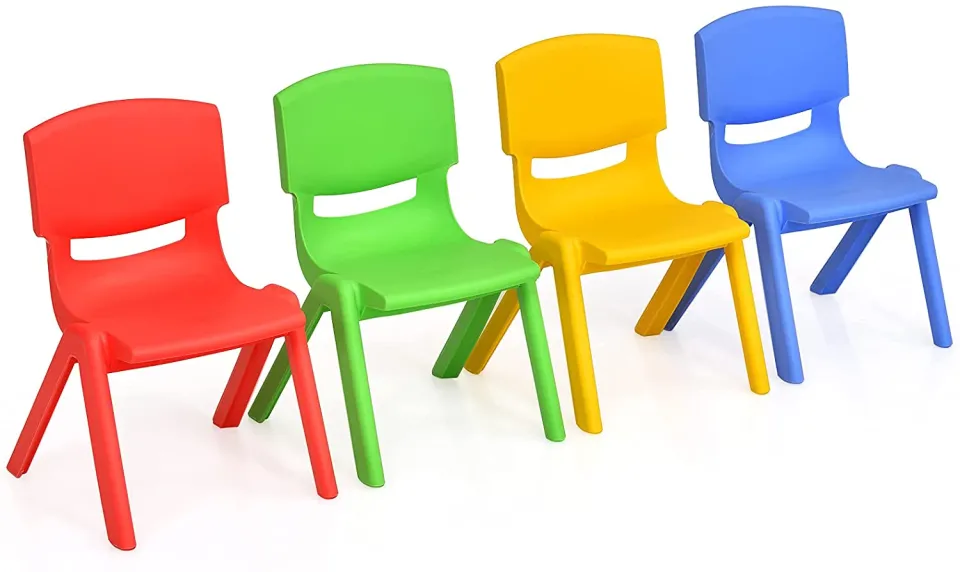 Colorful Plastic Kids Chairs