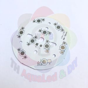 Mạch LED tròn 9 chip 78mm đế mạch 9 led nối tiếp sử dụng led luxeon mạch chuẩn dày tối ưu hóa điện năng và công suất