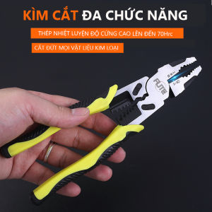 Kìm cắt sắt CRV Fute siêu khỏe cắt đứt mọi loại thépổ khóadây xích cáp điện kiêm kềm điện đa năng bấm cos