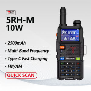 Baofeng UV5RH-M Walkie Talkie Real 10W Power High Capacity Dual Band Two Way Radio 10KM Long Range Walkie-Talkie Original