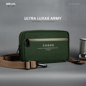 CAGHO I ULTRA Luxas Army Handbag I Handbag Pria I Clucth Bag Pria Wanita I Slingbag Pria Waterproof