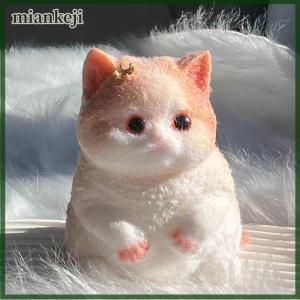 miankeji Taba dễ thương mũm mĩm mèo cam mèo sang trọng mềm dính cô gái trẻ em món quà sinh nhật Fidget Squishy Đồ chơi Vật nuôi đồ trang trí quà tặng