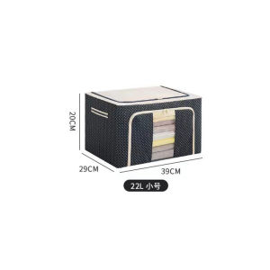 storage box organizer Same day delivery Storage box Durabox Box Folding Clothes Clothes Organizer Storage Cabinet For Clothes 150L Specification Water Proof Oxford Cloth Material Foldable Quilt Steel Storage Wardrobe