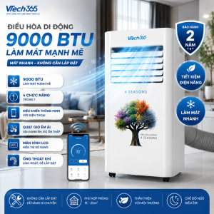 Điều hoà mini điều hoà di động thông minh Làm Mát Lọc Không Khí Sưởi ấm Hút ẩm điều khiển từ xa cài app thông minh bảo hành 2 năm