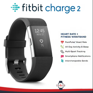 Fitbit Charge 2 Smart Wristband Heart Rate Monitoring Exercise Pedometer Fitness Sleep Call Notification GPS IOS Android