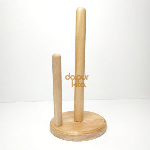 Tempat Tisu Roll Dapur / Tisu Holder Roll Kayu Mahoni