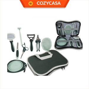 8-in-1 Pet Grooming Kit Set with Storage Bag for Dogs and Cats
