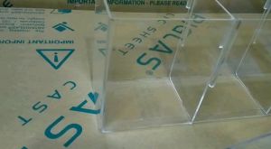 Aquarium Cupang Akrilik Mini / Soliter Akrilik Cupang / Soliter Selfie / 5 Kamar 45 x 7 x 12 2mm
