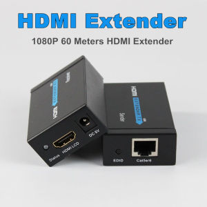 HDMI Extender RJ45 1080P 60 meters HDMI Extender Kit Over Ethernet Cat6/5e For HDTV