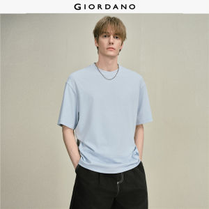 Giordano Men Abstract bird embroidery patch short sleeve tee Free Shipping 18026717