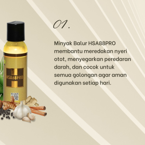 1 Botol Minyak Herbal HSA88pro - 100ml