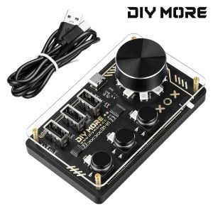 Kirilgu DC 5V DIYMORE HUB DM-H1 HUB Programmable Keyboard Controller with RGB LED HID Hub Electronic Kit Q3P9R