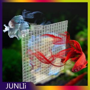 JUNLIi แผ่นแยกถังปลาประกบถอดได้แผ่นกรองตาข่ายด้านบนแผ่นกรองด้านล่างแผ่นตัวยึดแผ่นกรองด้านล่าง