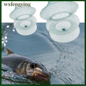 wxfengying Lưới đánh cá 3 4 5 6 lớp lồng gấp lưới nylon nhanh khô lồng câu cá lồng tôm thép mềm Lồng cá bẫy cá