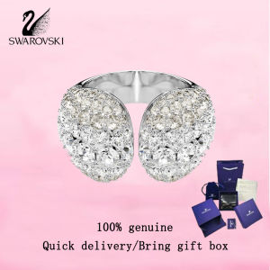 💎 Swarovski 💎 Womens fashion Ring S925 sterling silver round cut pavé white diamonds M5702416 Sublima ring Valentines Day gift Birthday gift