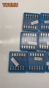 12pcs Stainless Steel Veterinary Syringe Needles Injection Vaccination Vet Tools for Farm Fluid Supplement Livestock Poultry Glue Dispensing