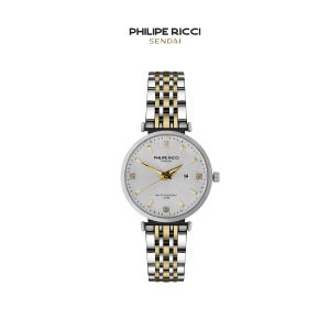 PhiLipe Ricci Sendai Jam Tangan Wanita Rantai Rose Gold Terbaru Water Resist Korea 6348 Modern Free Box