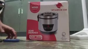 MICROMATIC Jar type Rice Cooker with Steamer 1.5L 8 CUPS (MJRC-5028)