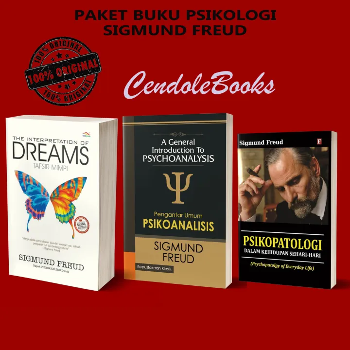 Paket Buku Psikologi Sigmund Freud Isi 3 Buku