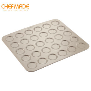 CHEFMADE 30 Chén Bánh Quy Chống Dính Macarons Khay Nướng