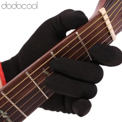 Dodocool Guitar Glove Black Musician Protect Hands Beginner Practice Musical Instrument Accessories