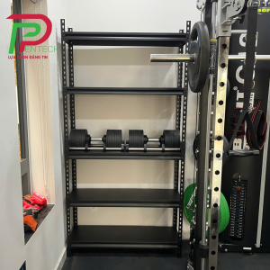 Kệ sắt V lỗ 5 tầng mẫu mới lắp đặt không cần ốc vít Cao 2m x dài 1m x rộng 30cm Kệ Vinatech