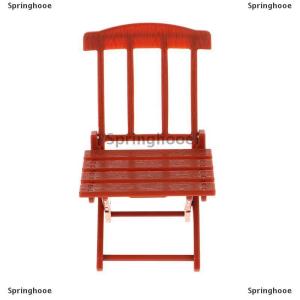 [COD] Springhooe 1 12 Dollhouse Simulation Foldable Beach Chair Dollhouse Miniature Furniture Accessories Dolls House Living Room Decoration