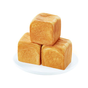 Buffalo Milk Thousand Layer Cube Toast Soft Fluffy Milk Bread Butter Layered Toast Bakery Breakfast Snack