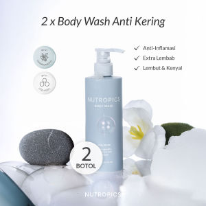 Nutropics - Feel Relief Body Wash Twinpack - Paket 2pcs Sabun Mandi | Sabun Mandi Cair | Anti Kering