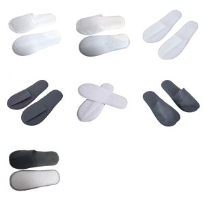 10 Pairs High Quality Closed Toe Disposable Nonslip Bathroom Slippers for Family Hotel SPA Travel Indoor Guests Use