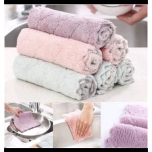 Kain Lap Dapur Microfiber Anti Minyak Kain Lap Cuci Piring Microfiber 25x25 / lap microfiber dapur MLH  AM05