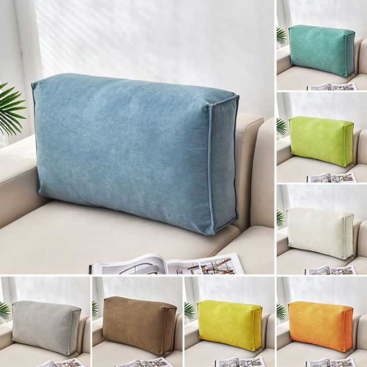 Sofa cushion pillow large back lumbar support tatami soft bag bedroom ...