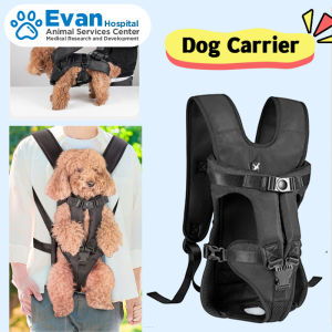 Outdoor Pet Carrier Dog Bag Portable Pet Handbag Breathable Oxford Dog Carrier Bag Adjustable Hands-Free Pet Front Backpack