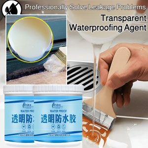 No Brick Smashing Transparent Waterproof Glue Bathroom Waterproof Penetrant Polyurea Waterproof Coating Leak Repair Indoor Special 透明防水胶卫生间防水涂料