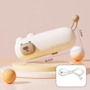 HOCOMini Sealer Machine USB Portable Heat Sealing Machine Magnets with Mini Knife Cutter for Kitchenware Sealer Plastic 迷你食物封口机