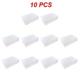 Aqrau 【50%OFF🔥】10PCS ฟองน้ำนาโนหนาพิเศษอุปกรณ์ล้างรถผนังรองเท้าโฟมฟองน้ำล้างจานสำหรับห้องครัวห้องน้ำ