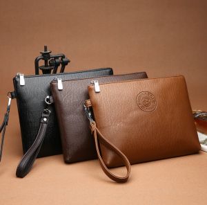 BAG ENTER BC08 Business Clutch PU Leather Madrid Tas Tangan Handbag Pria Wanita